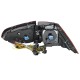 Πισινά Φανάρια Set Για Vw Golf VII (7) 11-17 Led Bar Dynamic Facelift 7.5 GTI/R Look Κόκκινο/Φιμέ Carner
