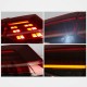 Πισινά Φανάρια Set Για Vw Golf VII (7) 11-17 Led Bar Dynamic Facelift 7.5 GTI/R Look Κόκκινο/Φιμέ Carner