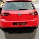 Πισινά Φανάρια Set Για Vw Golf VII (7) 11-17 Led Bar Dynamic Facelift 7.5 GTI/R Look Κόκκινο/Φιμέ Carner