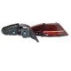 Πισινά Φανάρια Set Για Vw Golf VII (7) 11-17 Led Bar Dynamic Facelift 7.5 GTI/R Look Κόκκινο/Φιμέ Carner