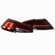 Πισινά Φανάρια Set Για Vw Golf VII (7) 11-17 Led Bar Dynamic Facelift 7.5 GTI/R Look Κόκκινο/Φιμέ Carner