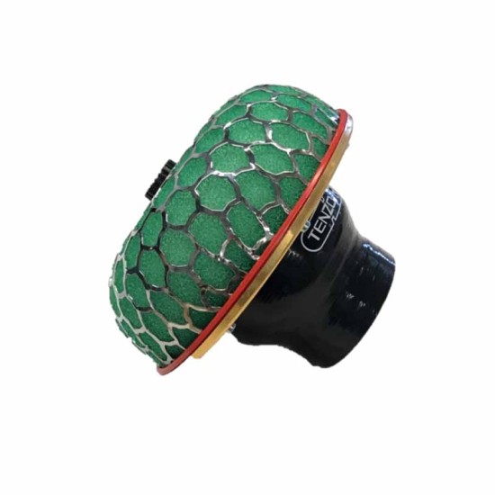 Κολάρο Σιλικόνης Tenzo-R Με Ruducer Από Φ76mm Σε Φ64mm Μαύρο-Κόκκινο