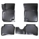Πατάκια Σκαφάκια 3D Από Λάστιχο TPE Για Hyundai I20 2008-2014 Rizline 4 Τεμάχια Μαύρα