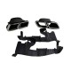 Diffuser Πίσω Προφυλακτήρα Για Mercedes-Benz E-Class W213 16-19 Amg Look Για Απλούς Προφυλακτήρες Σετ Με Μπούκες Από Abs Πλαστικό