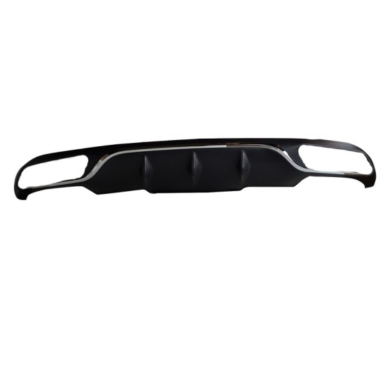 Diffuser Πίσω Προφυλακτήρα Για Mercedes-Benz E-Class W213 16-19 Amg Look Για Απλούς Προφυλακτήρες Σετ Με Μπούκες Από Abs Πλαστικό