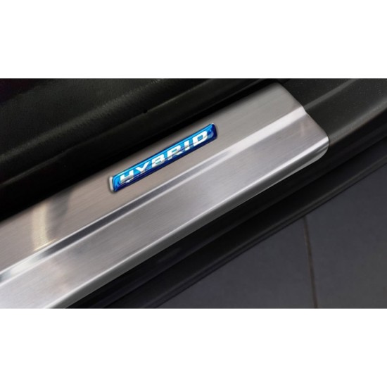Διακοσμητικά Εσωτερικά Μασπιέ Πόρτας Για Toyota Rav4 16-18 / Toyota C-ΗR 2016+ Ηybrid Χρωμίου Αυτοκόλλητα 4 Τεμάχια 2/23007