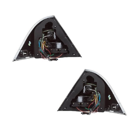 Πισινά Φανάρια Set Για Mercedes-Benz C-Class W203 00-04 Led Φιμέ Sonar