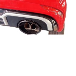 Diffuser Πίσω Προφυλακτήρα Για Audi A4 B9 RS4 Look Με Μπούκες Από Abs Πλαστικό Diffuser Πίσω Προφυλακτήρα Για Audi A4 B9 RS4 Look Με Μπούκες Από Abs Πλαστικό