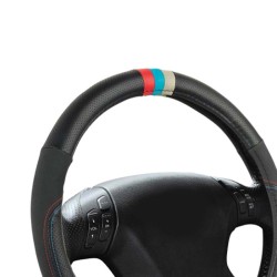 Κάλυμμα Τιμονιού Δερματίνη Tricolore M- Sport Μαύρο με 3 χρώματα ///Μ Medium 37-39cm Κάλυμμα Τιμονιού Δερματίνη Tricolore M- Sport Μαύρο με 3 χρώματα ///Μ Medium 37-39cm