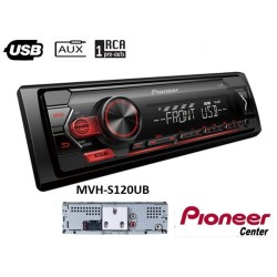 Radio USB / AUX Pioneer MVH-S120UB Universal 1DIN Με Αποσπώμενη Πρόσοψη