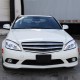 Μπροστινά Φανάρια Set Για Mercedes-Benz C-Class W204 07-10 DRL Tube Lights W222 Look Dynamic Φλας Χρωμίου H9/H9 Με Μοτέρ JunYan