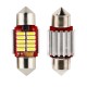 Λάμπες Led Σωληνωτές 31mm 10 Leds 12volt Canbus Λευκό Φως 2 Τεμάχια