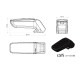 Κονσόλα Χειροφρένου Τεμπέλης Armster S Για Citroen C1 2005-2014 / Peugeot 107 2005-2014 / Toyota Aygo 2005-2014 Μαύρο Χρώμα