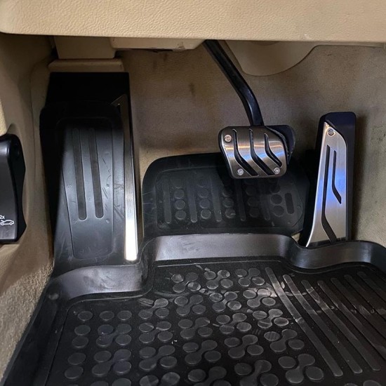 Πεντάλ Αλουμινίου Κουμπωτά Και Footrest Για Bmw F20 11+ , F22 14+ , F30 11+ ,F32 13+ Αυτόματο Σετ 3 Τεμάχια KPBM01