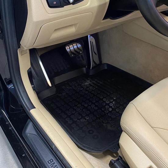 Πεντάλ Αλουμινίου Κουμπωτά Και Footrest Για Bmw F20 11+ , F22 14+ , F30 11+ ,F32 13+ Αυτόματο Σετ 3 Τεμάχια KPBM01