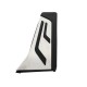 Πεντάλ Αλουμινίου Κουμπωτά Και Footrest Για Bmw F20 11+ , F22 14+ , F30 11+ ,F32 13+ Αυτόματο Σετ 3 Τεμάχια KPBM01