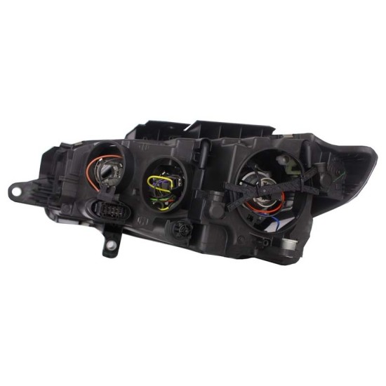 Μπροστινά Φανάρια Set Για Vw Passat CC 08-12 DRL Μαύρα H7/H7/H7 Με Μοτέρ Depo