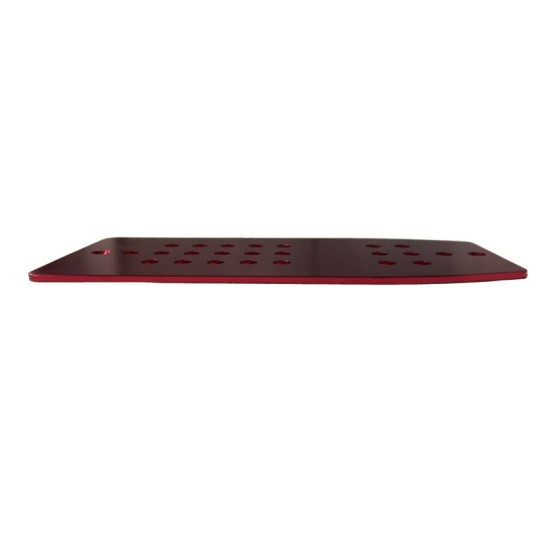Footrest Αλουμινίου Universal Κόκκινο 19.5x9cm