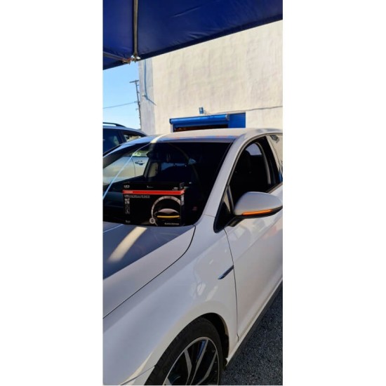 Φλας Καθρέπτη Για Vw Golf 7 VII 2012-2016 / 7.5 FL 2017+ / Touran II 2015+ Osram Dynamic Led Μαύρο 2 Τεμάχια