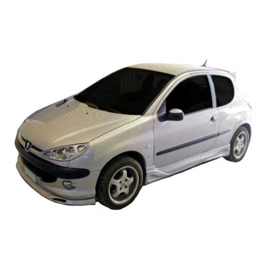 Πλαινά Μασπιέ Για Peugeot 206 98-13 Από Abs Πλαστικό 2 Τεμάχια