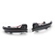Φλας Καθρέπτη Για Skoda Kodiaq 16+ / Karoq 17+ Black (Vehicles With Rear View Camera) Dynamic Led Canbus Φιμέ 2 Τεμάχια