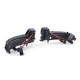 Φλας Καθρέπτη Για Skoda Kodiaq 16+ / Karoq 17+ Black (Vehicles With Rear View Camera) Dynamic Led Canbus Φιμέ 2 Τεμάχια