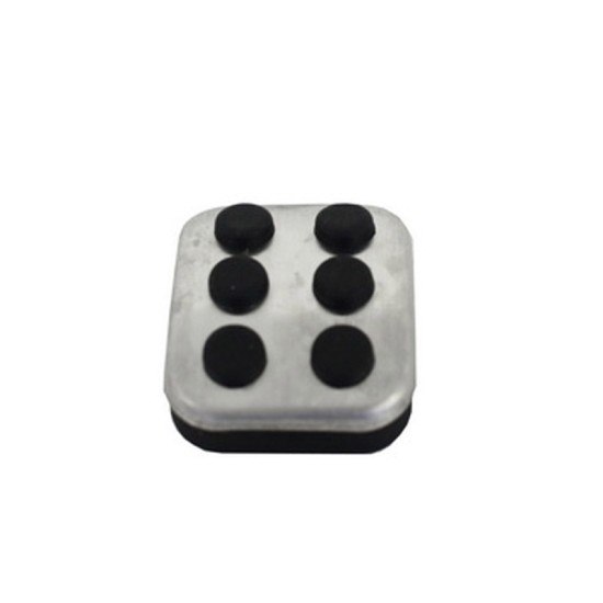 Πεντάλ Αλουμινίου Κουμπωτά Και Footrest Για Mercedes-Benz W204 07-14 / W211 02-09 / GLK 08-15 Μη Αυτόματο Σετ 5 Τεμάχια KPMB02