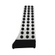 Πεντάλ Αλουμινίου Κουμπωτά Και Footrest Για Mercedes-Benz W204 07-14 / W211 02-09 / GLK 08-15 Μη Αυτόματο Σετ 5 Τεμάχια KPMB02
