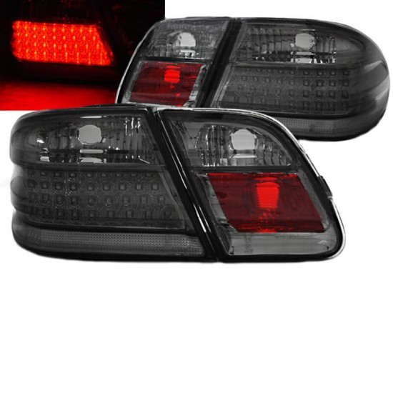 Πισινά Φανάρια Set Για Mercedes-Benz E-Class W210 95-02 Led Φιμέ Depo