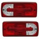 Πισινά Φανάρια Set Για Mercedes-Benz G-Class W461/W463 07-12 Κόκκινο/Crystal Depo