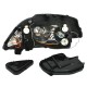 Φανάρι Μπροστινό Αριστερό Για Seat Ibiza 6L 02-08 Μαύρο H7/H3 Depo