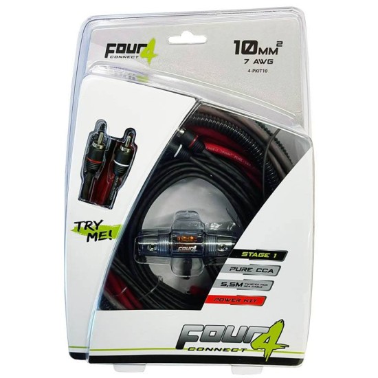 Κιτ Καλωδίων Ήχου BG 4PKIT10 4Connect 7GZA Κιτ Καλωδίων Ήχου BG 4PKIT10 4Connect 7GZA