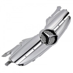Μάσκα Για Mercedes-Benz SLK-Class R170 96-04 Amg Look Με Διπλή Γρίλια Ασημί/Χρώμιο 1 Τεμάχιο Μάσκα Για Mercedes-Benz SLK-Class R170 96-04 Amg Look Με Διπλή Γρίλια Ασημί/Χρώμιο 1 Τεμάχιο