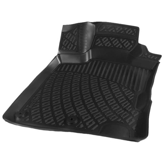 Πατάκια Σκαφάκια 3D Από Λάστιχο TPE Για Renault Kadjar 15-21 Rizline 4 Τεμάχια Μαύρα
