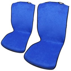 Πλατοκαθίσματα Μπροστινά Πετσέτα Cover Up Μπλε 2 Τεμάχια Πλατοκαθίσματα Μπροστινά Πετσέτα Cover Up Μπλε 2 Τεμάχια