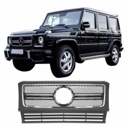 Μάσκα Για Mercedes-Benz G-Class W461 W463 90-15 Amg G55/G65 Look Μαύρο/ Χρώμιο 1 Τεμάχιο