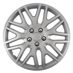 Τάσια Τροχών Αυτοκινήτου 14" Dakar 108194 Ασημί Με Μπουλόνια Χρωμίου 4 Τεμάχια