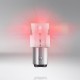 Λάμπες Led P21/5W Διπολικές BAY15D 12volt 1.7 watt Κόκκινες Osram 7528DRP-02B 2 Τεμάχια