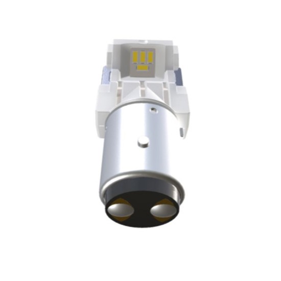 Λάμπες Led P21/5W Διπολικές BAY15D 12volt 1.7 watt Κόκκινες Osram 7528DRP-02B 2 Τεμάχια