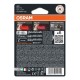 Λάμπες Led P21/5W Διπολικές BAY15D 12volt 1.7 watt Κόκκινες Osram 7528DRP-02B 2 Τεμάχια