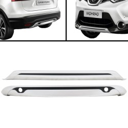 Skid Plates Προφυλακτήρων Off Road Package Για Nissan Qashqai J11 2014-2017 (PDC) Ασημί 2 Τεμάχια Skid Plates Προφυλακτήρων Off Road Package Για Nissan Qashqai J11 2014-2017 (PDC) Ασημί 2 Τεμάχια