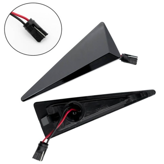 Πλαϊνά Φλας Φτερού Για Renault Megane 02-05 / Scenic 03-09 / Espace Led Dynamic Φιμέ 2 Τεμάχια