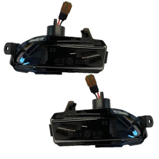 Φλας Καθρέπτη Για Skoda Rapid 12+ / Fabia 14+ / Seat Toledo 12+ Dynamic Led Φιμέ 2 Τεμάχια