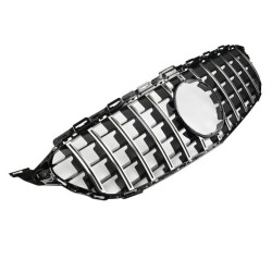 Μάσκα Για Mercedes-Benz C-Class W205 14+ GT Amg Panamericana Look Μαύρο/Χρώμιο 1 Τεμάχιο Μάσκα Για Mercedes-Benz C-Class W205 14+ GT Amg Panamericana Look Μαύρο/Χρώμιο 1 Τεμάχιο