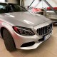 Μάσκα Για Mercedes-Benz C-Class W205 14+ GT Amg Panamericana Look Μαύρο/Χρώμιο 1 Τεμάχιο