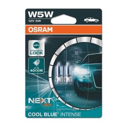 Λάμπες Αλογόνου T10 W5W 12V 5w Cool Blue Intense Next Generation Osram 2825CBN-02B 2 Τεμάχια Λάμπες Αλογόνου T10 W5W 12V 5w Cool Blue Intense Next Generation Osram 2825CBN-02B 2 Τεμάχια