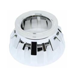 Καπάκι Για Προτζέκτορα 2.5" Με Θέση Για Angel Eyes Χρώμιο 1 Τεμάχιο