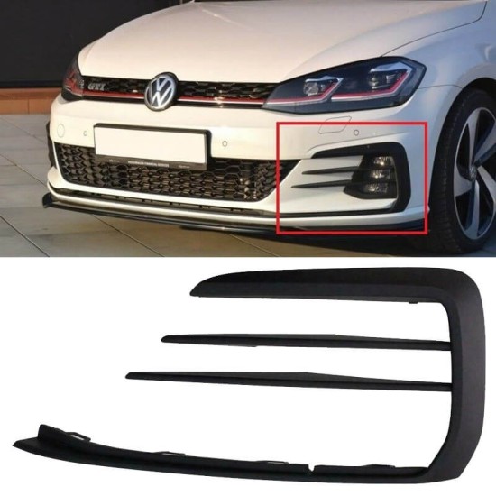 Δίχτυ Προφυλακτήρα Εμπρός Πλαινό Για VW Golf VII (7.5) Facelift 16-20 GTI Αριστερό 1 Τεμάχιο