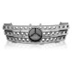 Μάσκα Για Mercedes-Benz ML-Class W164 05-08 Amg Look Ασημί/Χρώμιο 1 Τεμάχιο