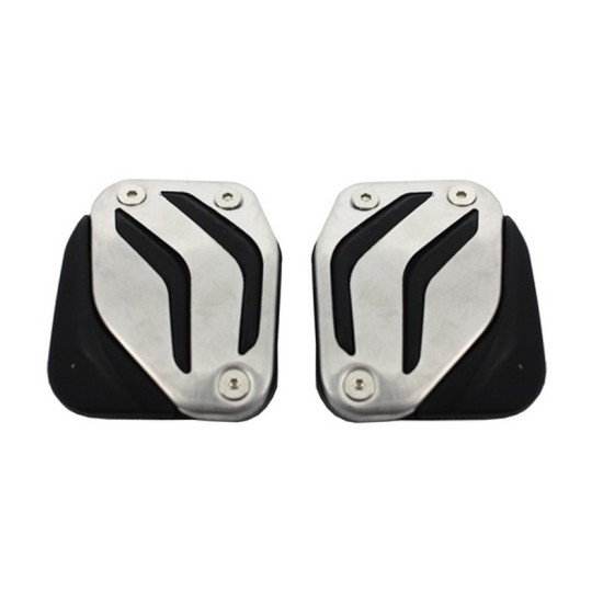 Πεντάλ Αλουμινίου Κουμπωτά Και Footrest Για Bmw 5 F10, 6 F12/F13, X3 F25, X4 F26 Manual Χειροκίνητο Σετ 4 Τεμάχια